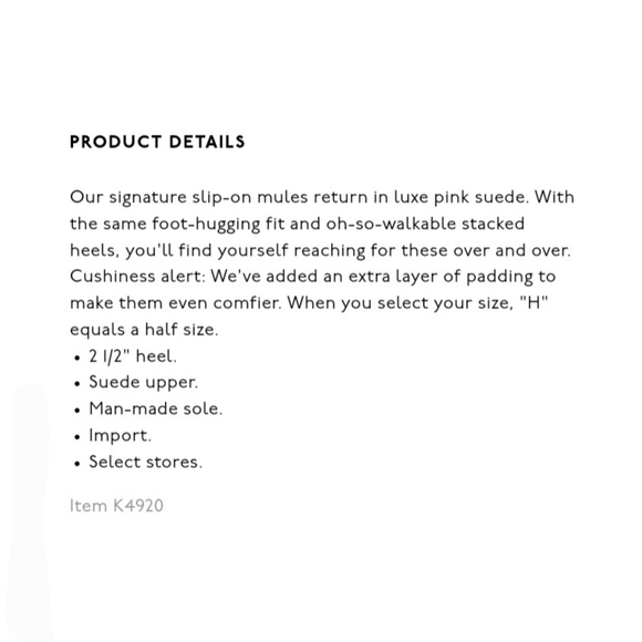 Madewell Harper Old Rose Pink Suede Mule Clog Shoe Size 7 - Picture 14 of 14